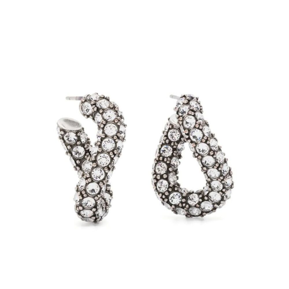 Funky Ring Chain Link Earrings Women